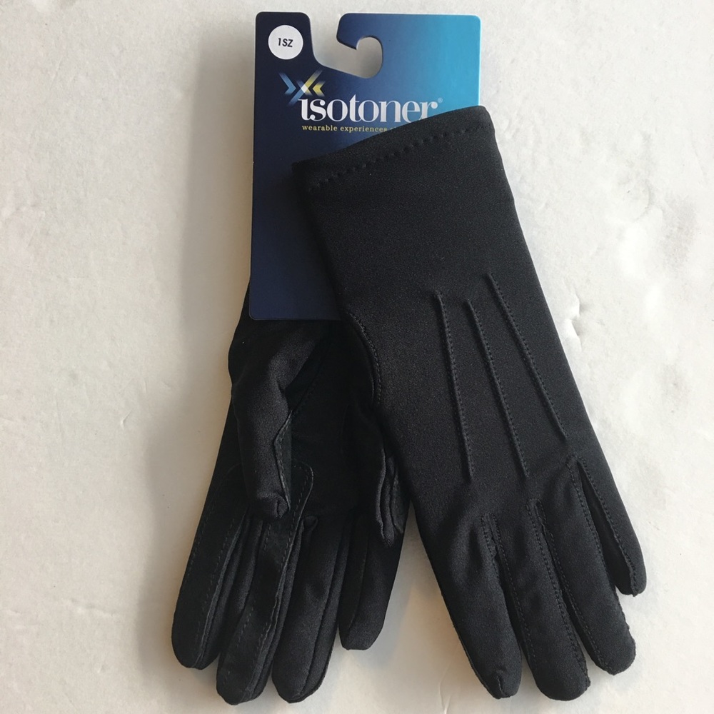 COPY - Brand New Isotoner Black Spandex Driving G…
